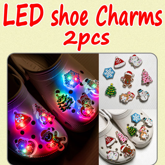 Luminous Christmas Shoe Charms